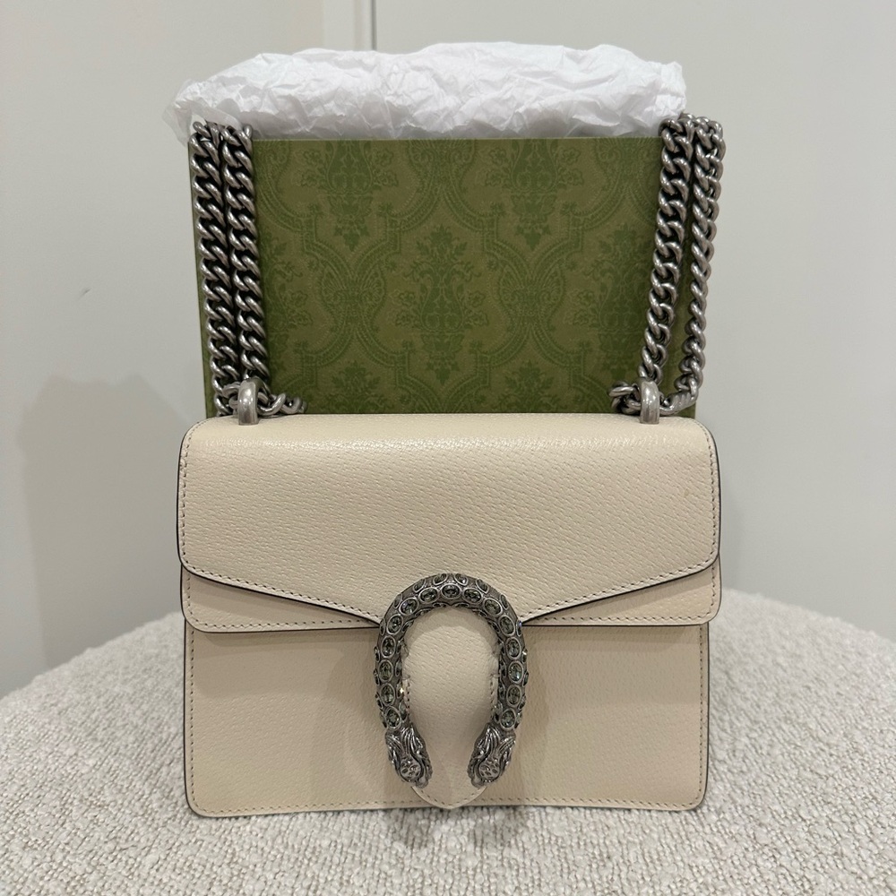 Gucci Mini Dionysus White New w Receipt